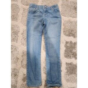 THE CHILDRENS PLACE GIRLS BLUE JEANS SKINNY SIZE 14 Light Wash Adjustable Waist